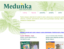 Tablet Screenshot of mojemedunka.cz